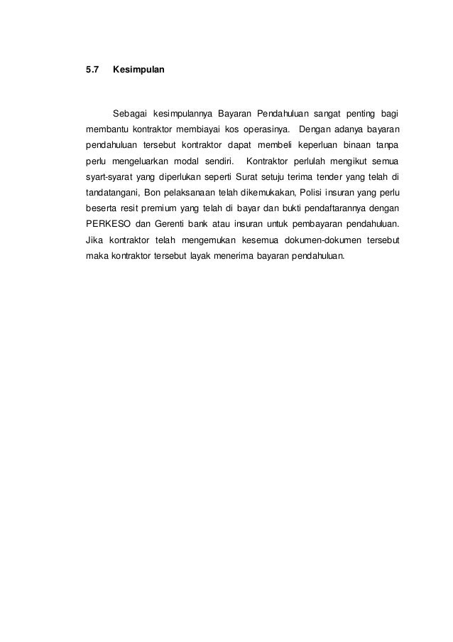 Contoh Ayat Surat Akujanji Kontraktor Dengan Pemaju