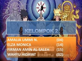 AMALIA UMMI N. (04)
ELZA MONICA (14)
FIRMAN AMIN AL-SALEH (15)
WAHYU HIDAYAT (32)
 