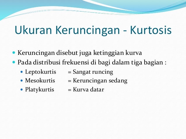 Ukuran Keruncingan