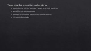 PERENCANAAN PERSONEL DAN PEREKRUTAN SDM 