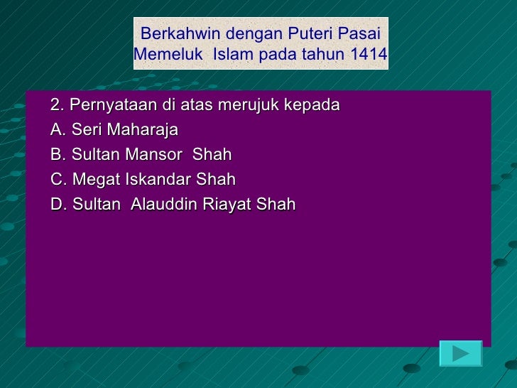Bab 5 Kegemilangan Melaka