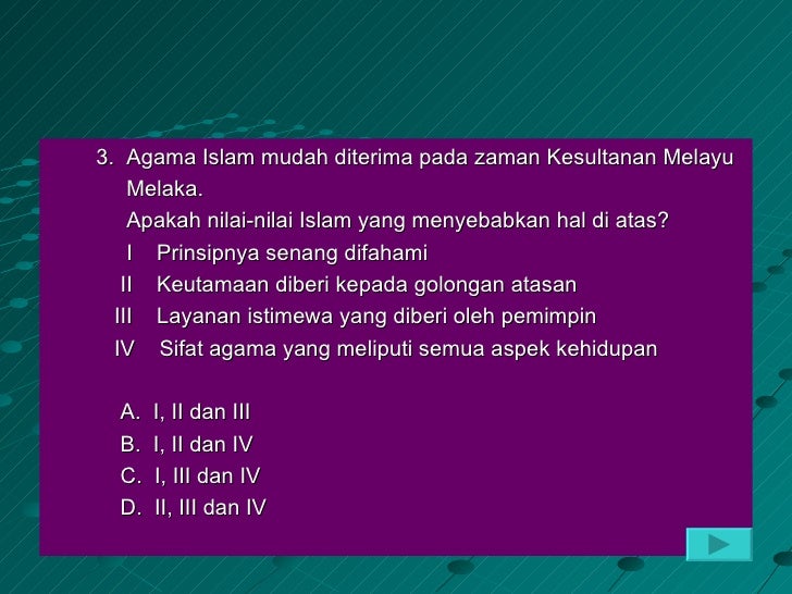 Soalan Agama Islam Tahun 5 - Terengganu v