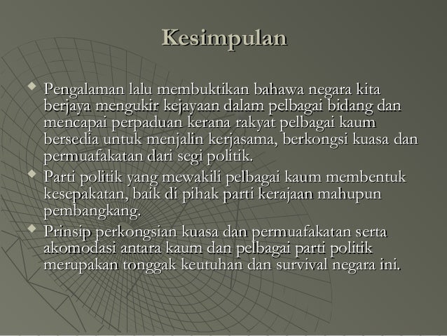 Bab5 Permuafakatan Politik