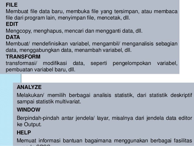Bab 5 Analisis Deskriptif Pada Spss