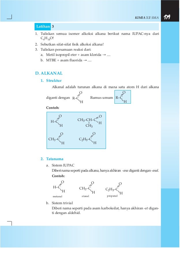 Senyawa Karbon Turunan Alkana