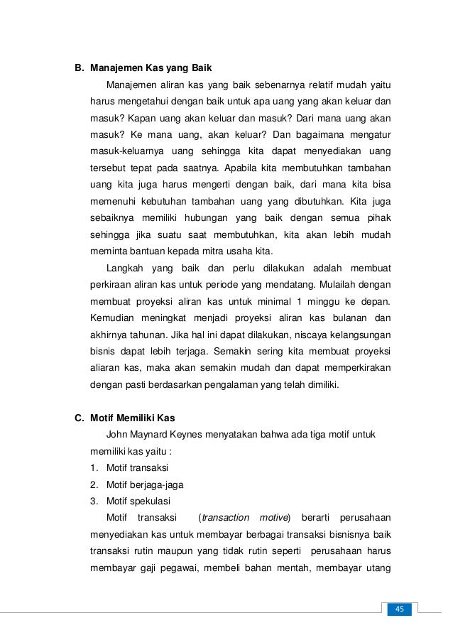 Bab 5 Manajemen Kas