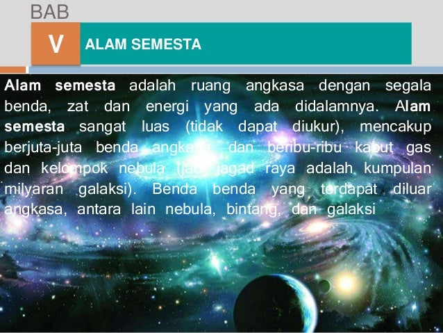 Bab 5 pembentukan alam semesta  new 