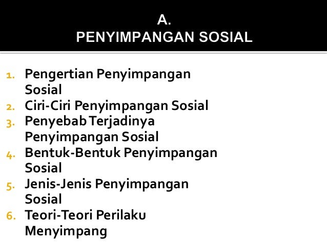 Bab 5 penyimpangan dan peradilan sosial