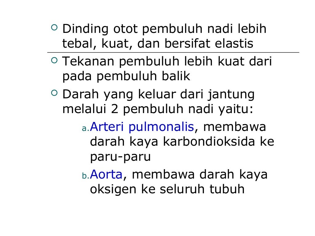 Sistem Peredaran Darah  Biologi SMA Kelas XI