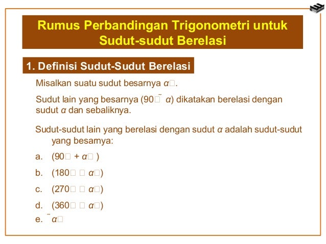 Rumus Sudut Berelasi