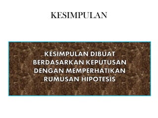 KESIMPULAN
 