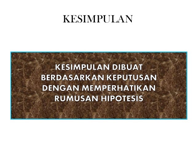Bab 5 uji hipotesis