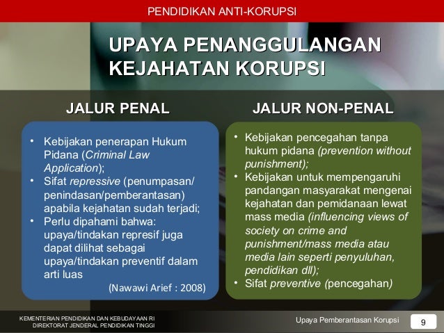 Bab 5 Upaya Pemberantasan Korupsi