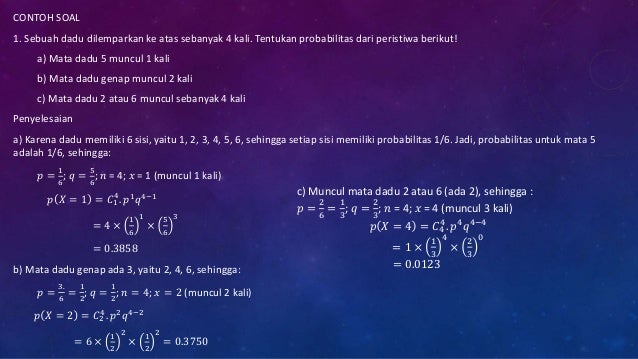 Distribusi Binomial Dan Poison