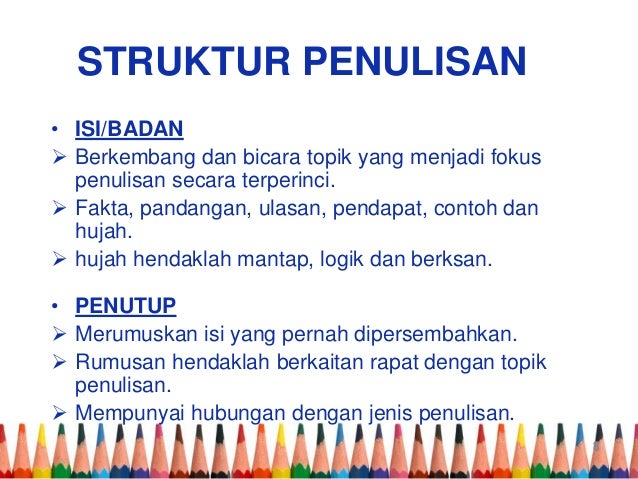 MPU 1212: Bab 6 KEFAHAMAN PENULISAN