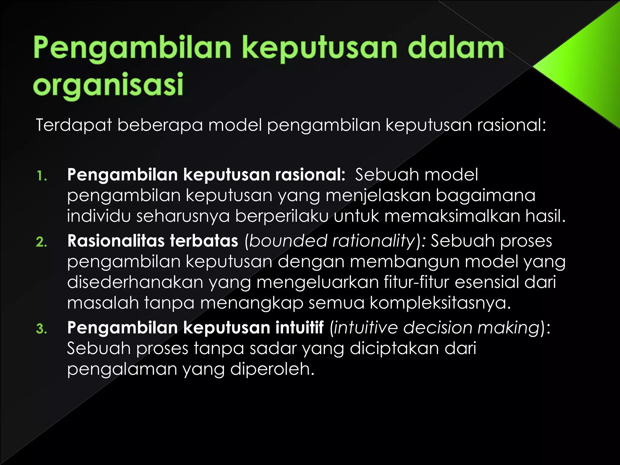 6. PERSEPSI DAN PENGAMBILAN KEPUTUSAN INDIVIDU | PDF