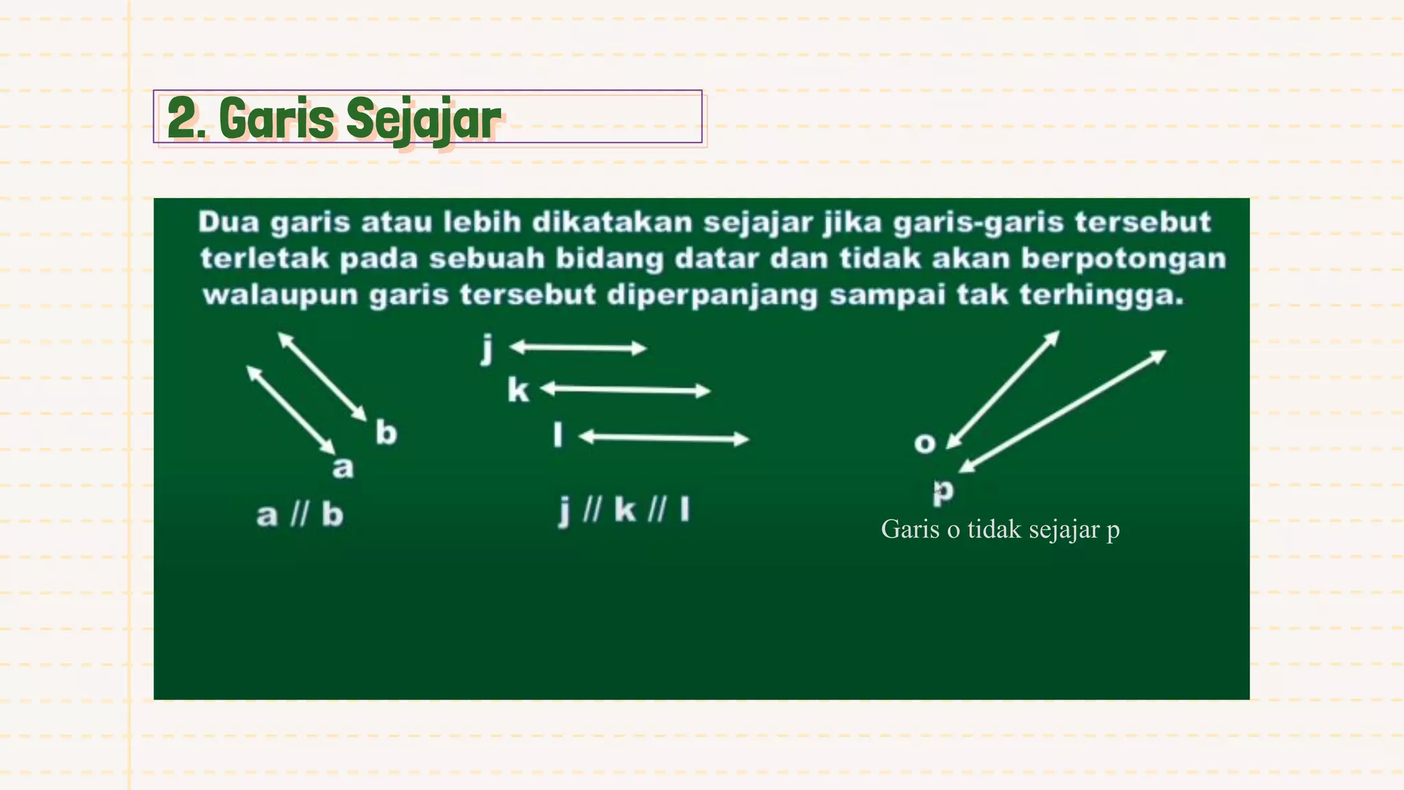GARIS & SUDUT (Titik, Garis & Bidang) - Pertemuan 1 | PDF