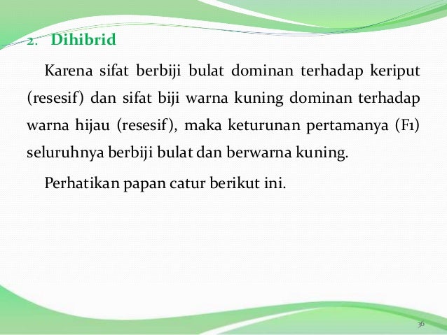Bab 6 Pewarisan sifat Bab 6 Pewarisan sifat