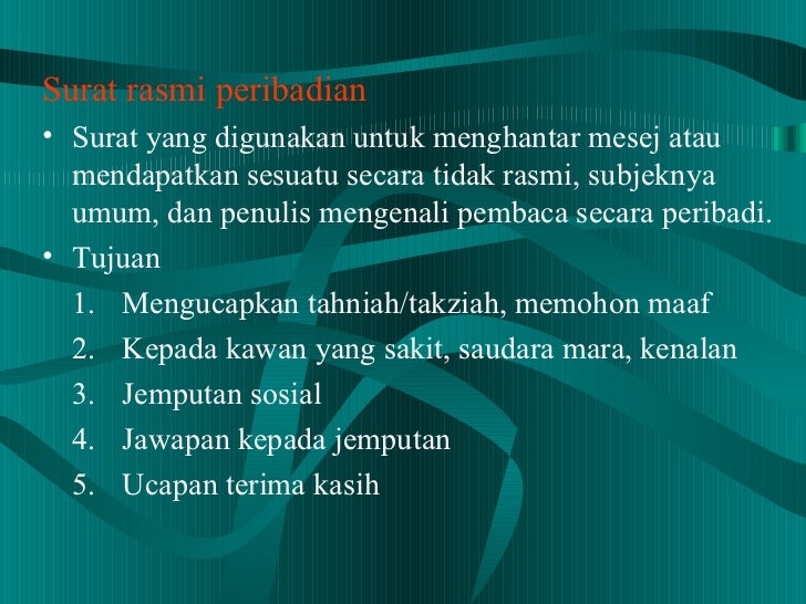 Surat Rasmi Memohon Maaf Atas Kecuaian - Rasmi X