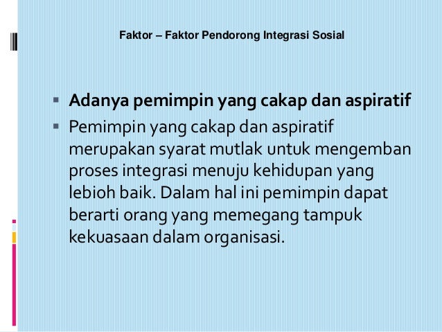 Bab 6 integrasi nasional Bab 6 integrasi nasional
