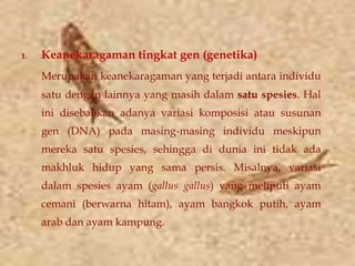 Bab 6 keanekaragaman hayati | PPTX
