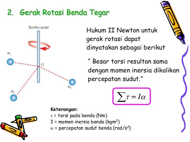 Bab 6 momentum sudut dan rotasi benda tegar fisika