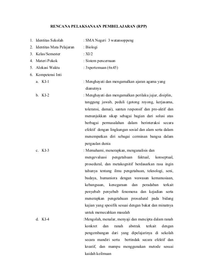 Bab 6 Sistem Pencernaan Kurikulum 2013 Biologi Kelas 2