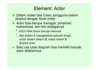 Bab 6 use case diagram 2010 | PDF