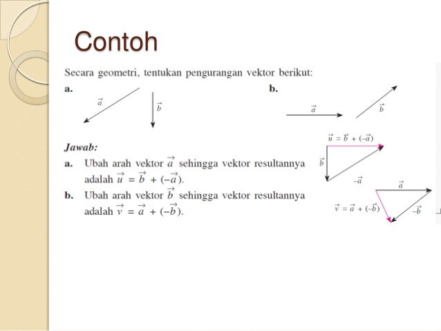 Contoh Soal Penjumlahan Dan Pengurangan Vektor Contoh Soal Terbaru