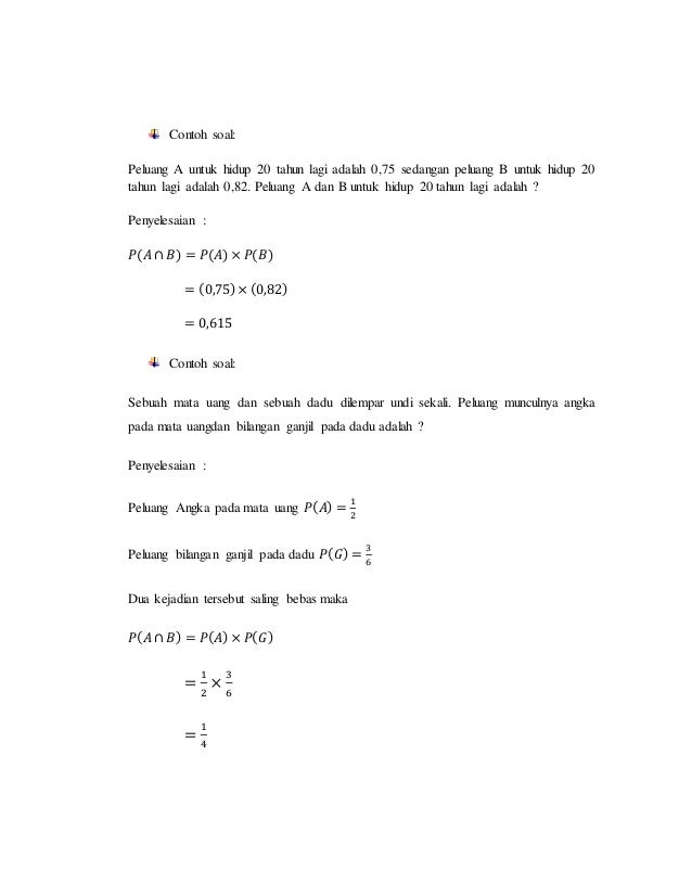 Bab 7 Kombinasi Permutasi Dan Peluang