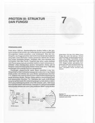 Struktur dan Fungsi Protein