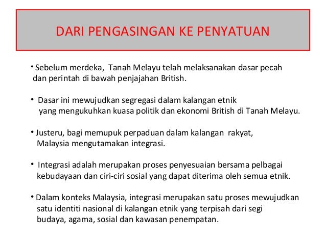 Bab 7 dari segregasi ke integrasi
