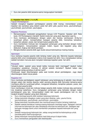 BAB 7 - MA PAIBP Kls 5 MODUL AJAR PAI DAN BP KELAS 5 BAB 7 TENTANG ...