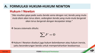 Bab 7 dinamika Gerak | PPTX