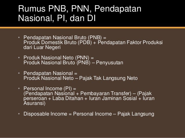 Rumus Mencari Personal Income Rasanya