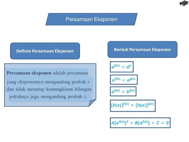 Eksponen dan logaritma