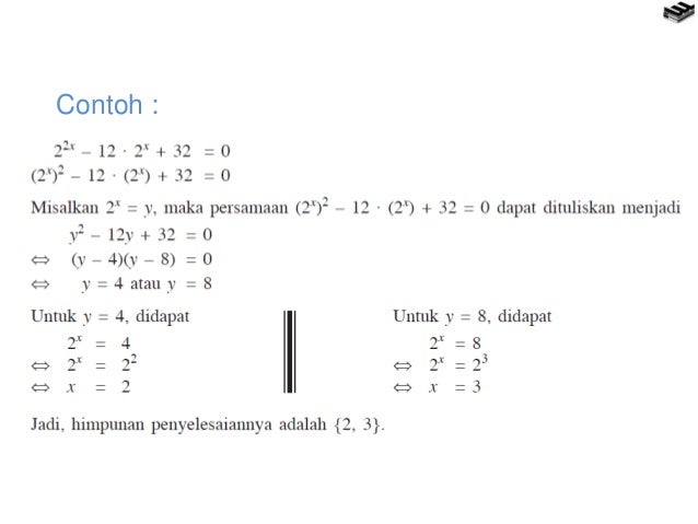 Eksponen dan logaritma