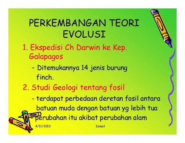 Evolusi oleh ismail