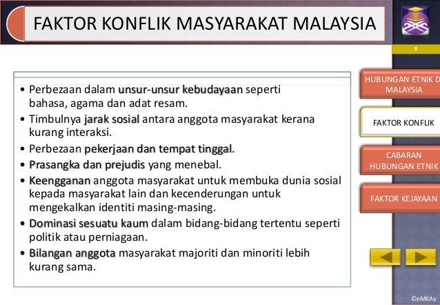 CABARAN HUBUNGAN ETNIK DI MALAYSIA (SHE)