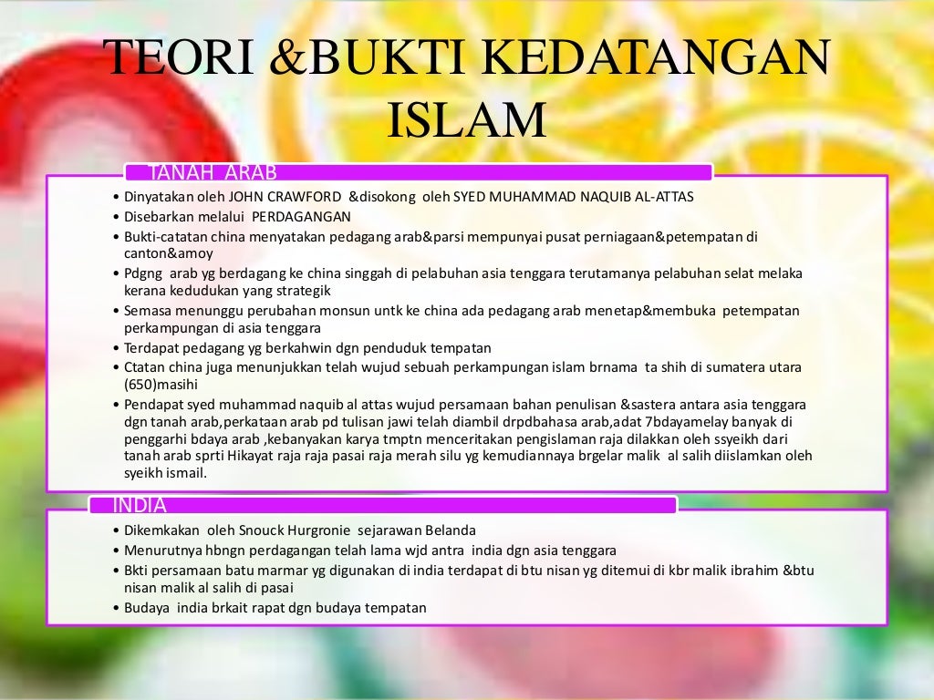 Sejarah tingkatan 4 Bab 7 islam di asia tenggara