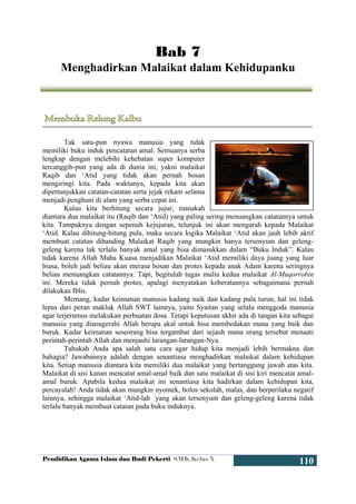 Bab 7 menghadirkan malaikat dlm kehidupanku