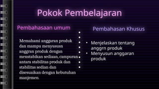 BAB 7 Penyusunan Anggaran Produk-Anggaran Produk.pptx