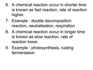 bab 7 rate of reaction tingkatan 4 kimia english | PPT