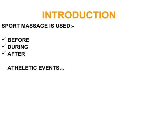 Bab 7 sports massage | PPT