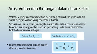 Rumus Rintangan Bab 7 keelektrikkan dan kemagnetan tingkatan 1 kssm | PPTX