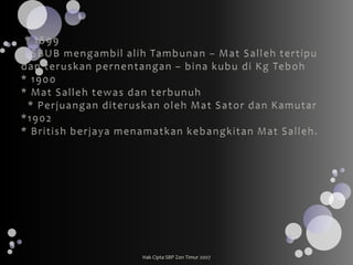 Hak Cipta SBP Zon Timur 2007
 