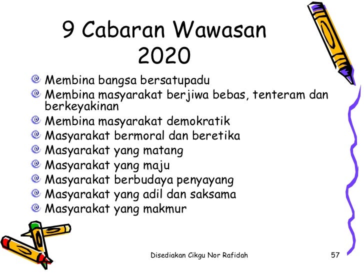 9 cabaran wawasan 2020 malaysia 9 cabaran wawasan 2020 malaysia