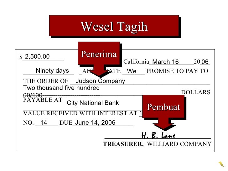12++ Contoh Soal Wesel Tagih - Kumpulan Contoh Soal