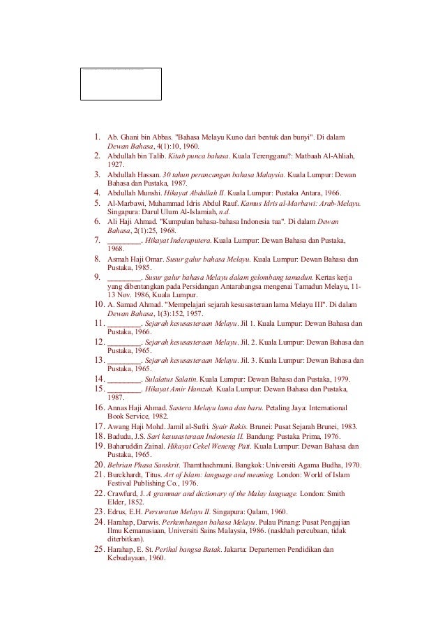 SEJARAH BAHASA MELAYU Bab8