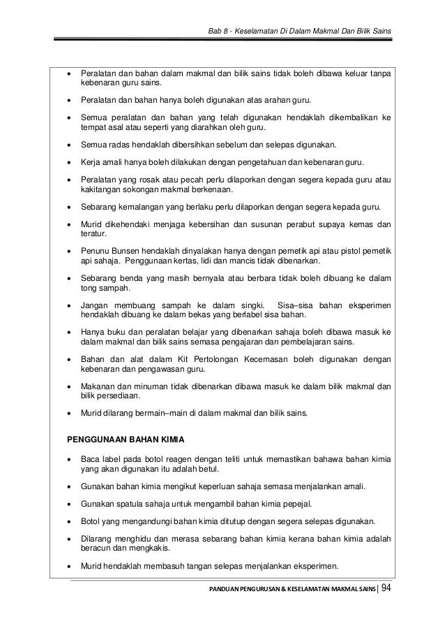 Bab 8 Keselamatan
